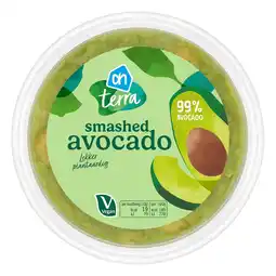 Albert Heijn AH Terra Plantaardig smashed avocado aanbieding