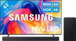 Coolblue Samsung Mini-LED 43 M73H (2026) + Samsung HW-B450F (2025) aanbieding