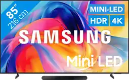 Coolblue Samsung Mini-LED 85 M73H (2026) + Samsung HW-S60D Noir (2024) aanbieding