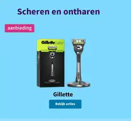 Plein.nl Scheren en ontharen Gillette aanbieding