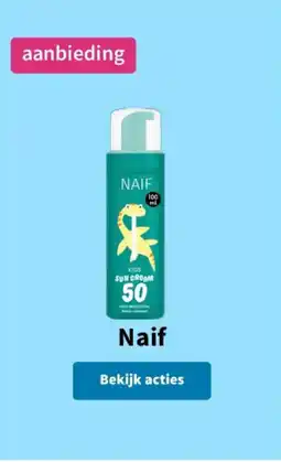 Plein.nl Naif kids sun cream 50 aanbieding