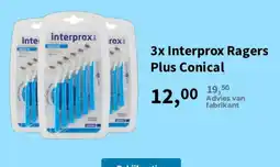 Plein.nl 3x Interprox Ragers Plus Conical aanbieding