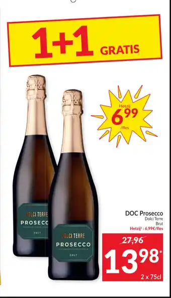 Intermarché Doc prosecco GRATIS aanbieding