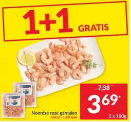 Intermarché Noordse roze garnalen aanbieding