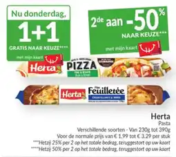 Intermarché Herta Pasta aanbieding