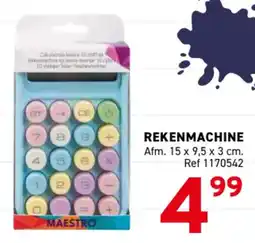 Trafic rekenmachine maestro aanbieding