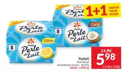 Intermarché Yoplait Perle de lait aanbieding