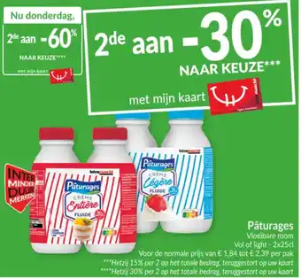 Intermarché Pâturages vloeibare room aanbieding