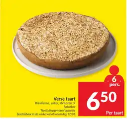 Intermarché Verse taart aanbieding