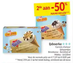 Intermarché Ijsboerke cornets d'amour aanbieding