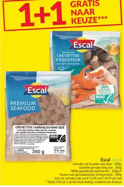 Intermarché Escal garnaal aanbieding
