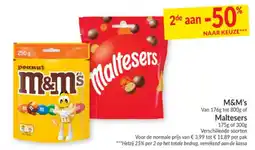 Intermarché M&M's of Maltesers aanbieding