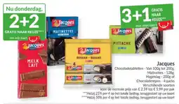 Intermarché Jacques Chocoladetabletten aanbieding