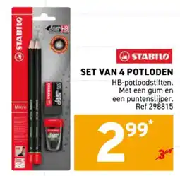 Trafic Set van 4 potloden aanbieding