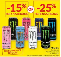 Intermarché Monster Energiedrank aanbieding