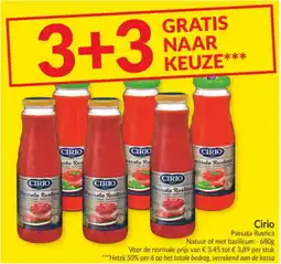 Intermarché Cirio Passata Rustica aanbieding
