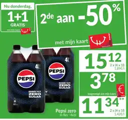 Intermarché Pepsi zero aanbieding
