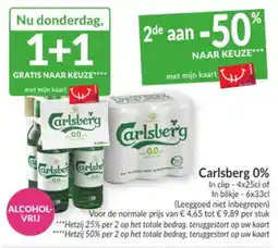 Intermarché Carlsberg 0% aanbieding