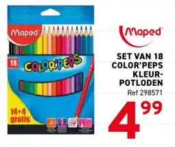 Trafic Set van 18 color'peps kleur-potloden aanbieding