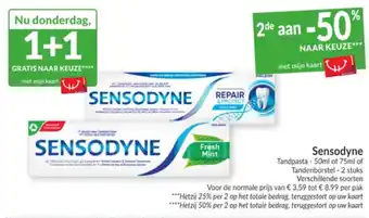Intermarché Sensodyne Tandpasta aanbieding