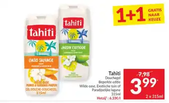 Intermarché Tahiti douchegel aanbieding