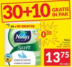 Intermarché Nalys toilet papier soft aanbieding