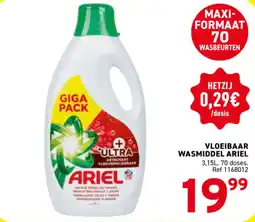 Trafic Vloeibaar wasmiddel ariel aanbieding