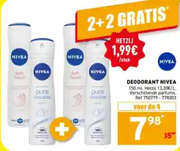 Trafic Deodorant nivea aanbieding