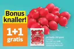 Albert Heijn radijs aanbieding