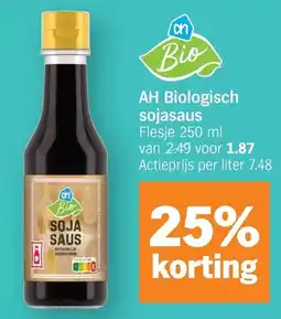 Albert Heijn Ah biologisch sojasaus aanbieding