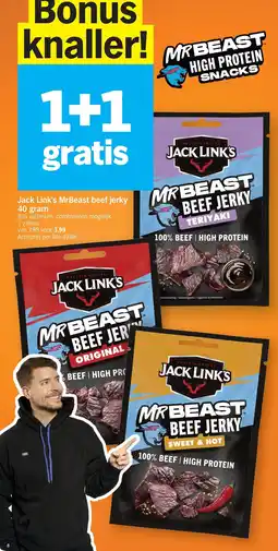 Albert Heijn Mr beast beef jerky aanbieding