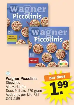 Albert Heijn Wagner Piccolinis aanbieding