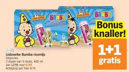 Albert Heijn Ijsboerke Bumba roomijs aanbieding