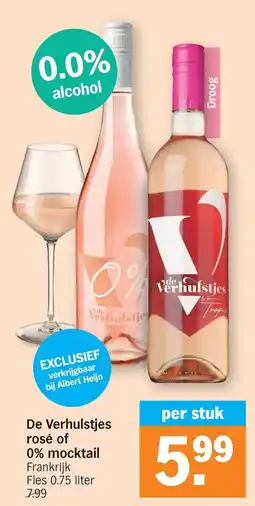 Albert Heijn De Verhulstjes rosé aanbieding
