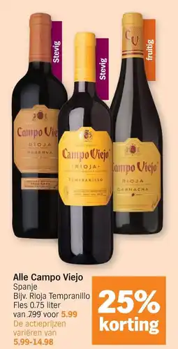 Albert Heijn Alle Campo Viejo aanbieding