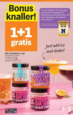 Albert Heijn Alle Cocktails in a jar aanbieding