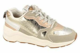 Berca Shoes Pepe Jeans Sneaker Laag Dames Harlow Golden Metalic Pastel - Rosegold aanbieding