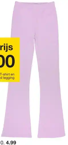 Zeeman Flared legging aanbieding