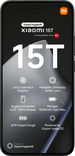 Coolblue Xiaomi 15T 256GB Zwart 5G aanbieding