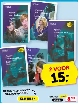 Boekenvoordeel Pocketwoordenboek aanbieding