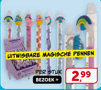 Luitwisbare magische pennen