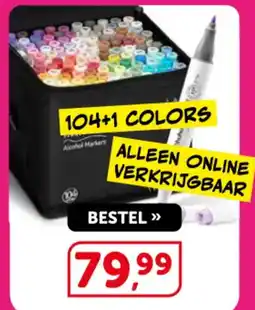 Boekenvoordeel Alcohol Markers aanbieding