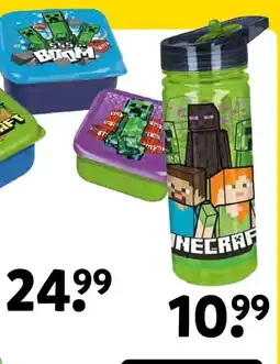 Intertoys Minecraft waterfles aanbieding