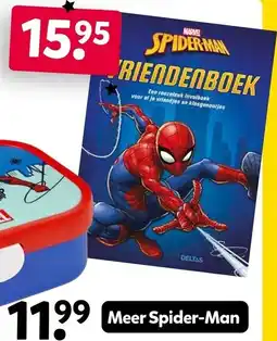 Intertoys Spider-man vriendenboek aanbieding