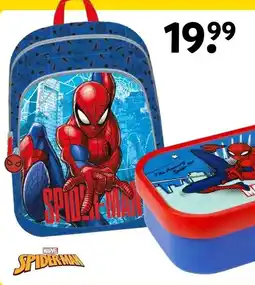 Intertoys spider-man rugzak en lunchbox aanbieding