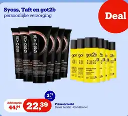 Bol.com Syoss, Taft en got2b persoonlijke verzorging aanbieding