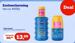 Bol.com Zonbescherming van o.a. NIVEA aanbieding