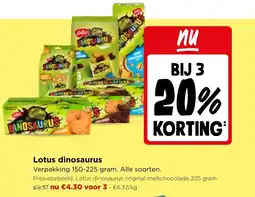 Jumbo Lotus dinosaurus aanbieding