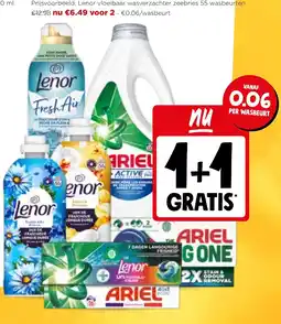 Jumbo Lenor vloeibaar wasverzachter zeebries aanbieding