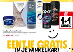 Jumbo Axe, Dove, Rexona of Vaseline aanbieding